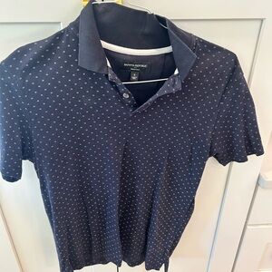Navy blue polo tee shirt